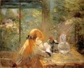 Sur la véranda Berthe Morisot